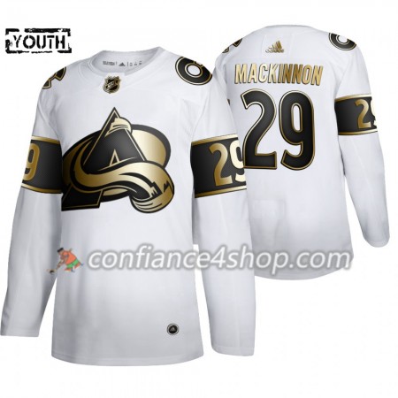 Adidas Maillot de Hockey Colorado Avalanche Nathan MacKinnon 29 Adidas 2019-20 Golden Edition Blanc Authentic - Enfant Adidas Maillot de Hockey Colorado Avalanche Nathan MacKinnon 29 Adidas 2019-20 Golden Edition Blanc Authentic - Enfant